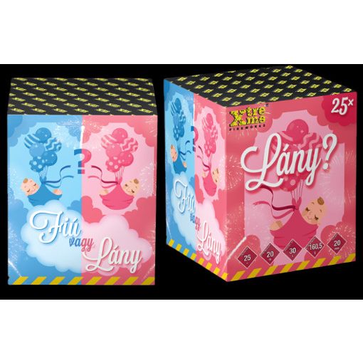 Fiú vagy lány? Gender reveal 25 lövéses 20 mm